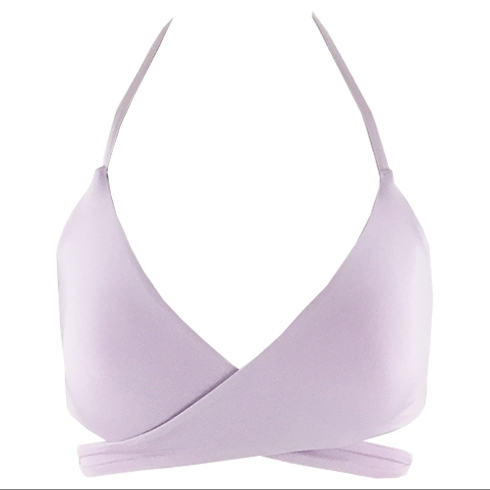 Frankie's Bikinis Malia Top in Lavender